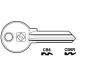 100pz chiavi profilo corbin 5 spine - cb6 dx fer373326