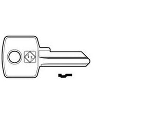 20pz chiavi per cilindri cas-cisma 4 spine piccole cis2 in acc. nich. - cis2 dx fer373333