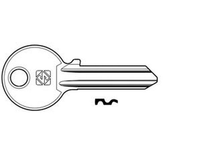 100pz chiavi per cilindri 5 spine grandi cs206 in acc. nich. - cs206 dx cod:ferx.fer373364