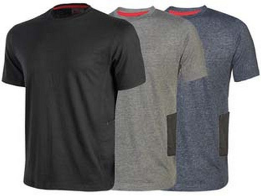 3pz t-shirt road manica corta - tg.m - grey meteorite - 90% cotone, 10% viscose fer378710