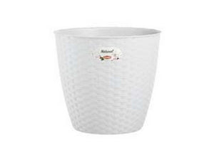 2pz vaso natural bianco - ? cm.24x22.2h. - lt.6.2 fer383202