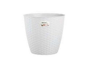 4pz vaso natural bianco ? cm. 19 - cm. 19x17.5h. - lt.3 fer383226