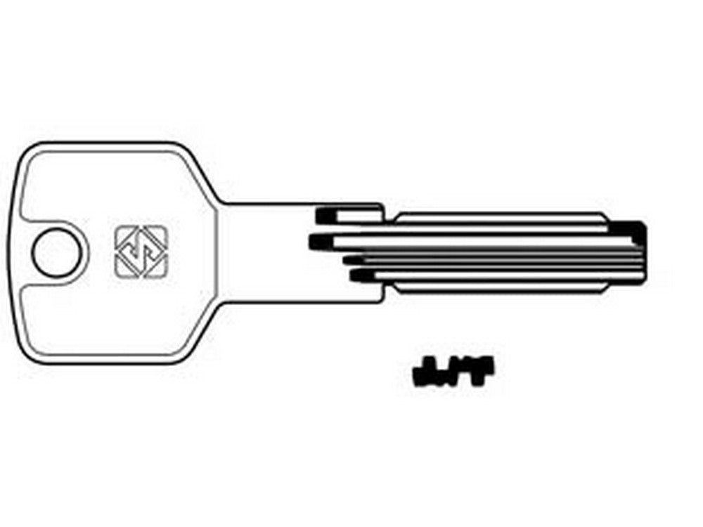 10pz chiavi punzonate per cilindri 6 spine cs171 - cs171 fer383707