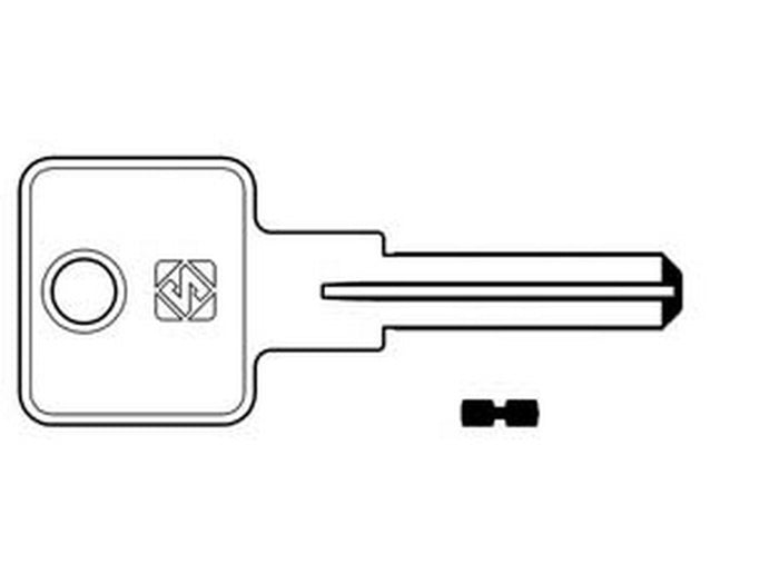 5pz chiavi punzonate per cilindri lok 2000 5+5 spine lok2 - lok2 fer384063