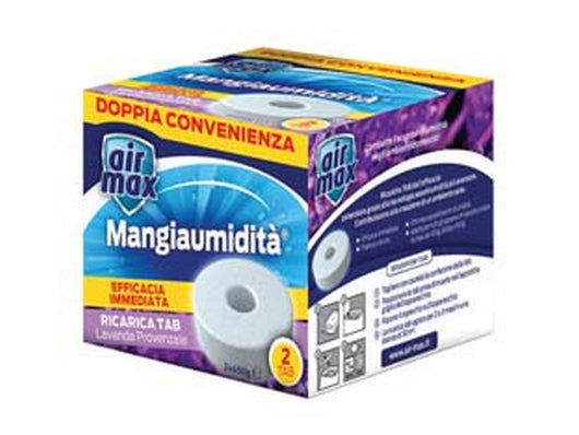 3pz airmax assorbiumidita' ricarica tab lavanda - 2 ricariche 450 gr. ciascuna  fer386289