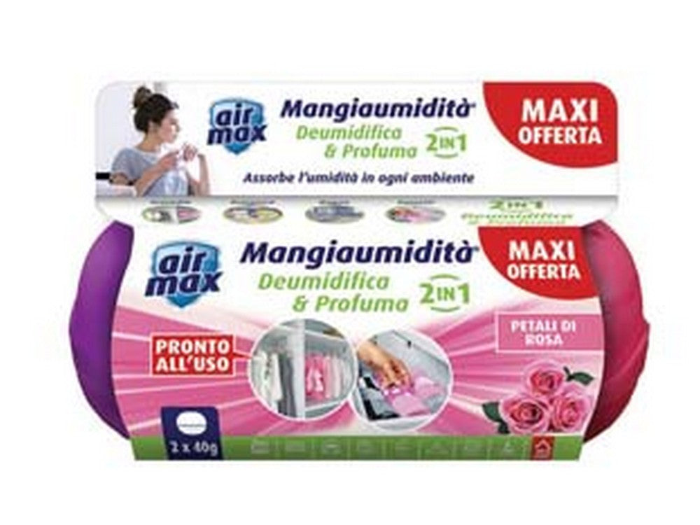 6pz airmax bi-pack mini kit assorbiumidita' deo usa e getta - gr.40 ciascuno fer386296