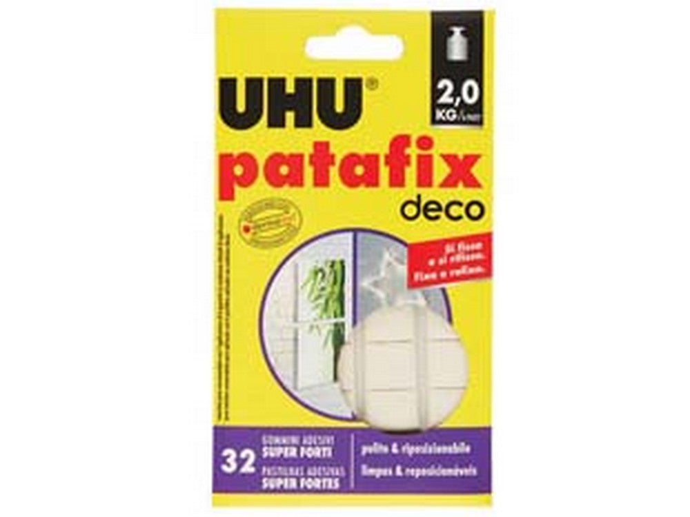 12blister patafix deco gommini adesivi super forti pz.32 fer386319