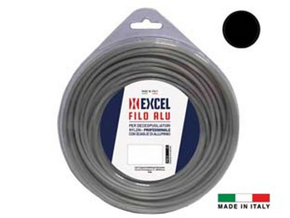 filo per decespugliatore in nylon tondo alu - ? mm.2,4 in matassa da mt.15 cod:ferx.fer392983