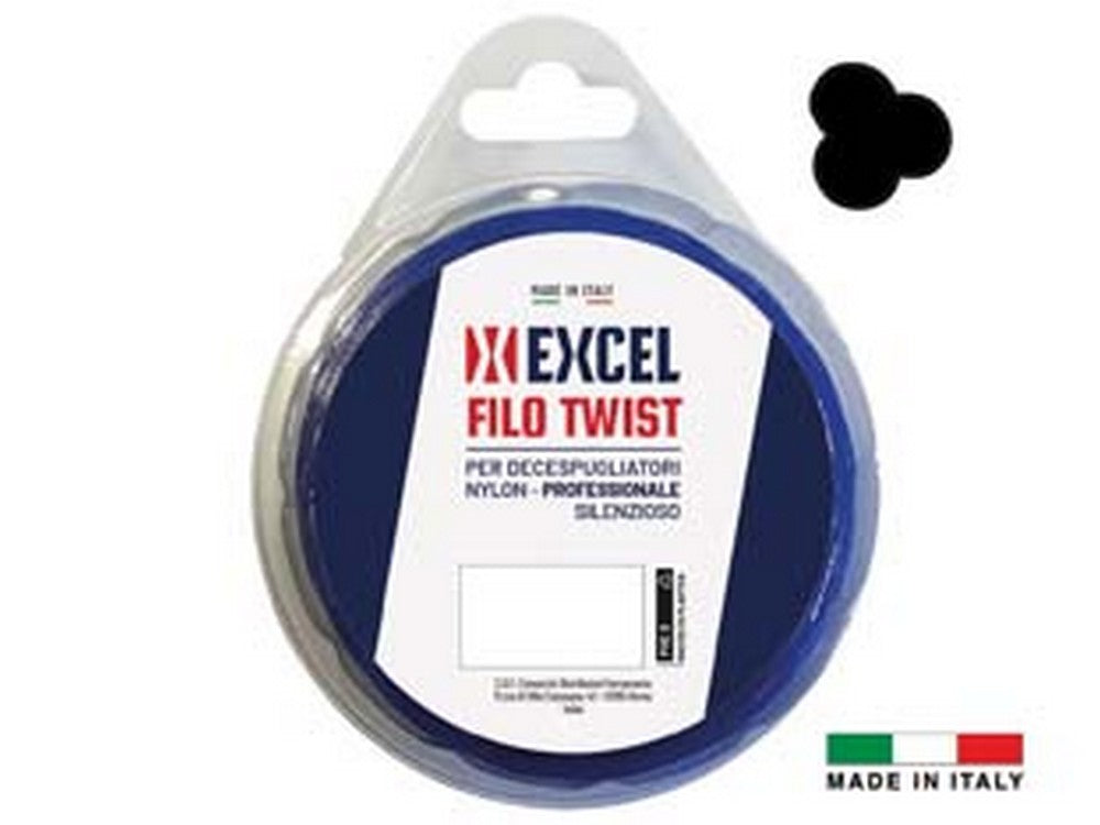 filo per decespugliatore in nylon silenziato ritorto blu - ? mm.3,3 in matassa da mt.40 cod:ferx.fer392921