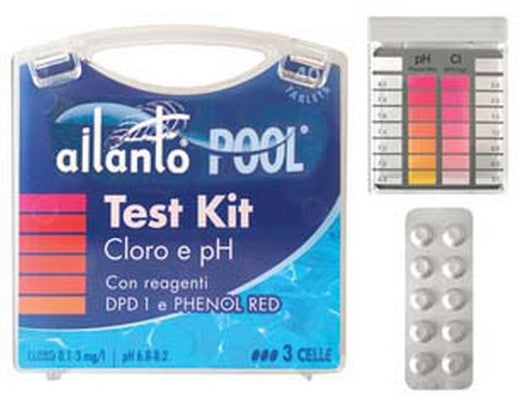 kit tester cloro e ph con reagenti in pastiglie 10x4 tablets fer396059