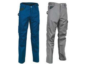 Pantalone Drill In Cotone E Poliestere Right Fit - Tg.54 - Navy/Nero Cod:Ferx.Fer397131