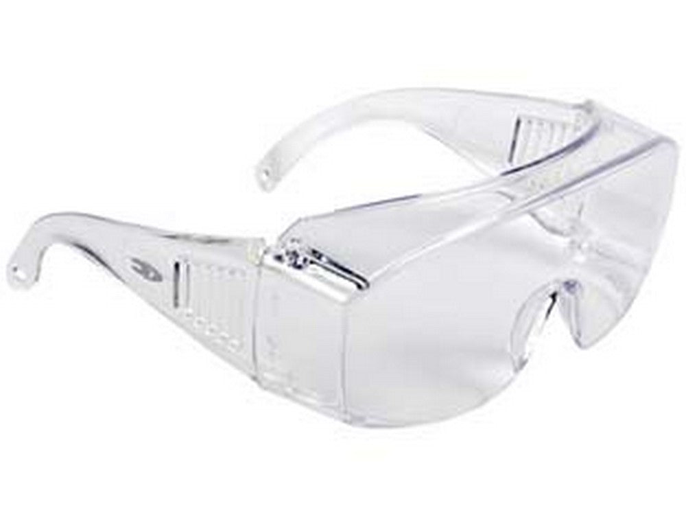10pz occhiali do protezione overcare in policarbonato incolore cod:ferx.fer399203