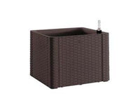 fioriera natural deluxe moka quadra - cm.43x43x33h. lt.35 fer399630