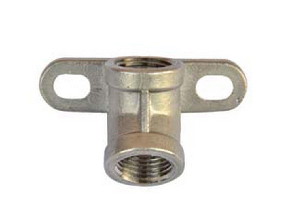 supporto a parete inox per abbeveratoio a succhiotto per suini - angolo 45? filetto 1/2" fer399739