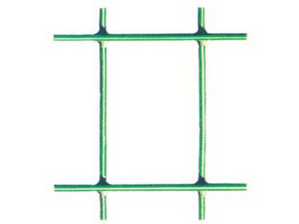 1 pz rete elettrosaldata plastificata verde maglia mm.50x75 maglia mm.50x75 filo ? mm.2,1 esterno - cm.180h. fer403238