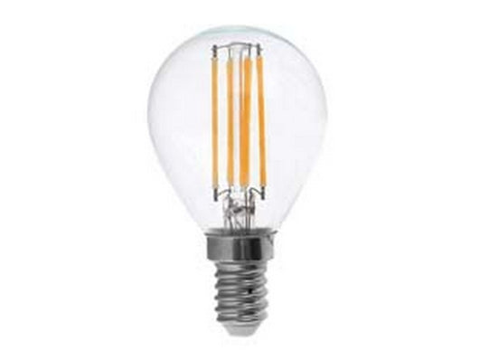 12pz lampada filo led sfera chiara e14 - 7w - e14 - 4000?k naturale - 806 lm - 320? fer403559