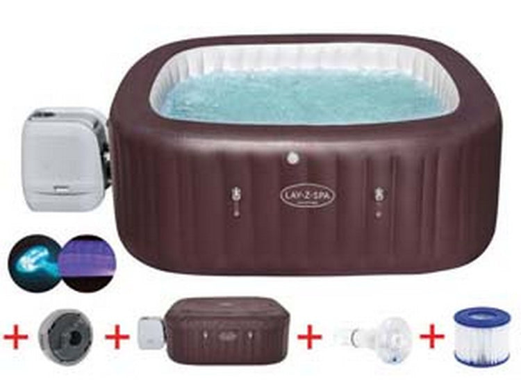 piscina idromassaggio lay-z spa maldives hydrojet pro cm.201x201x80h. - cm.201x201x80h. - (art.60033) cod:ferx.fer404679