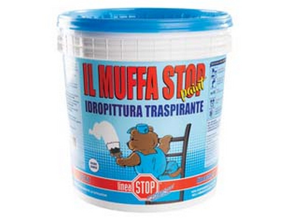 il muffa stop paint idropittura traspirante - lt.14 in barattolo fer407304