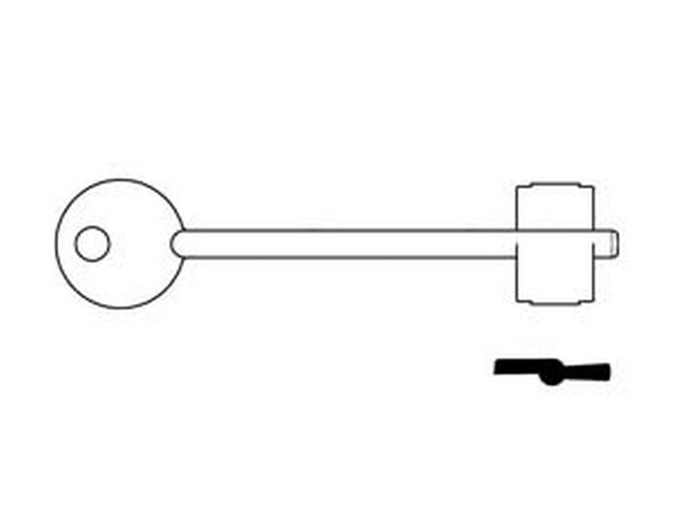 5pz chiavi doppia mappa cr 17 - mm.102 fer412834