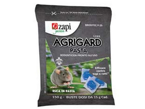 40pz topicida agrigard pasta blu gr.150 - busta con zip salva aroma da gr.150 fer415200