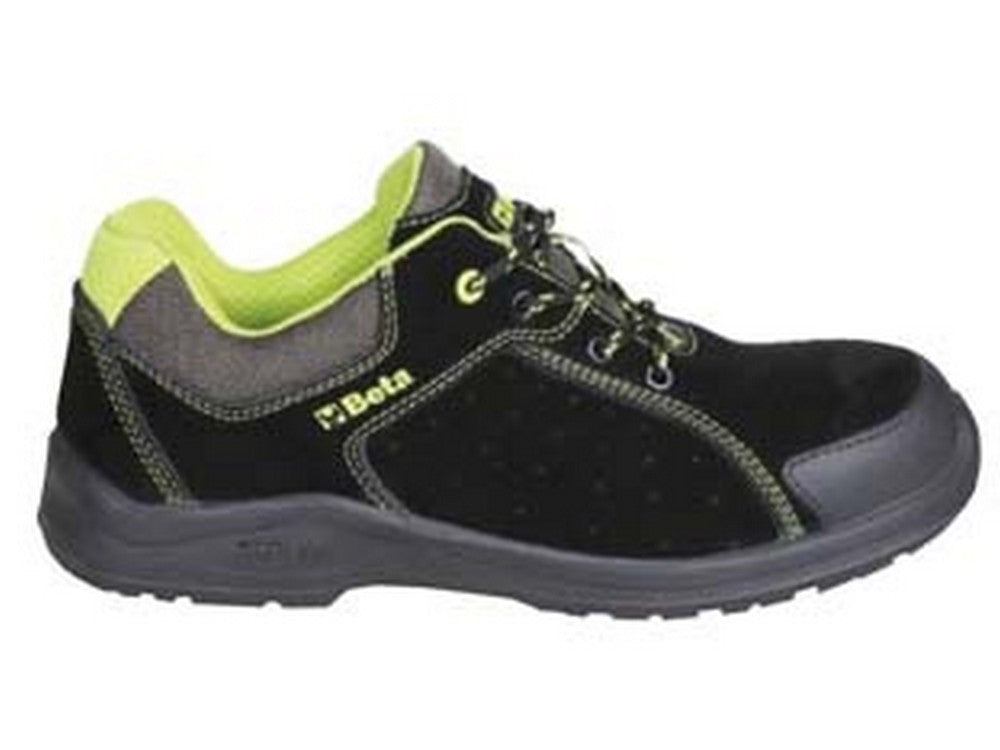 scarpa bassa in pelle scamosciata 7224pek s1p - n?44 fer419314