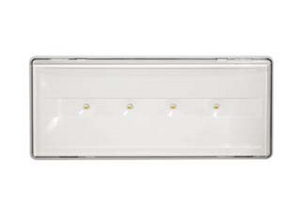 lampada emergenza led da parete e da incasso stile + - 11w - 4000?k naturale - mm.119x280x46h fer420808