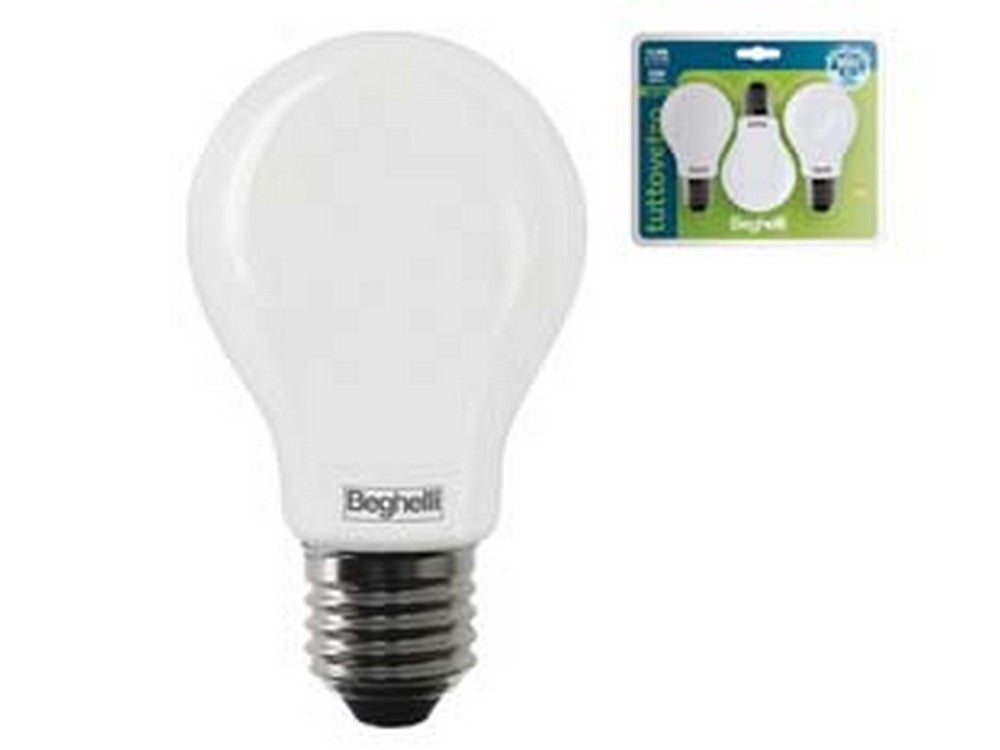 2pz lampada led goccia tuttovetro e27 in blister - 8w - 6500?k fredda - 1055 lm - 60x105h fer421263