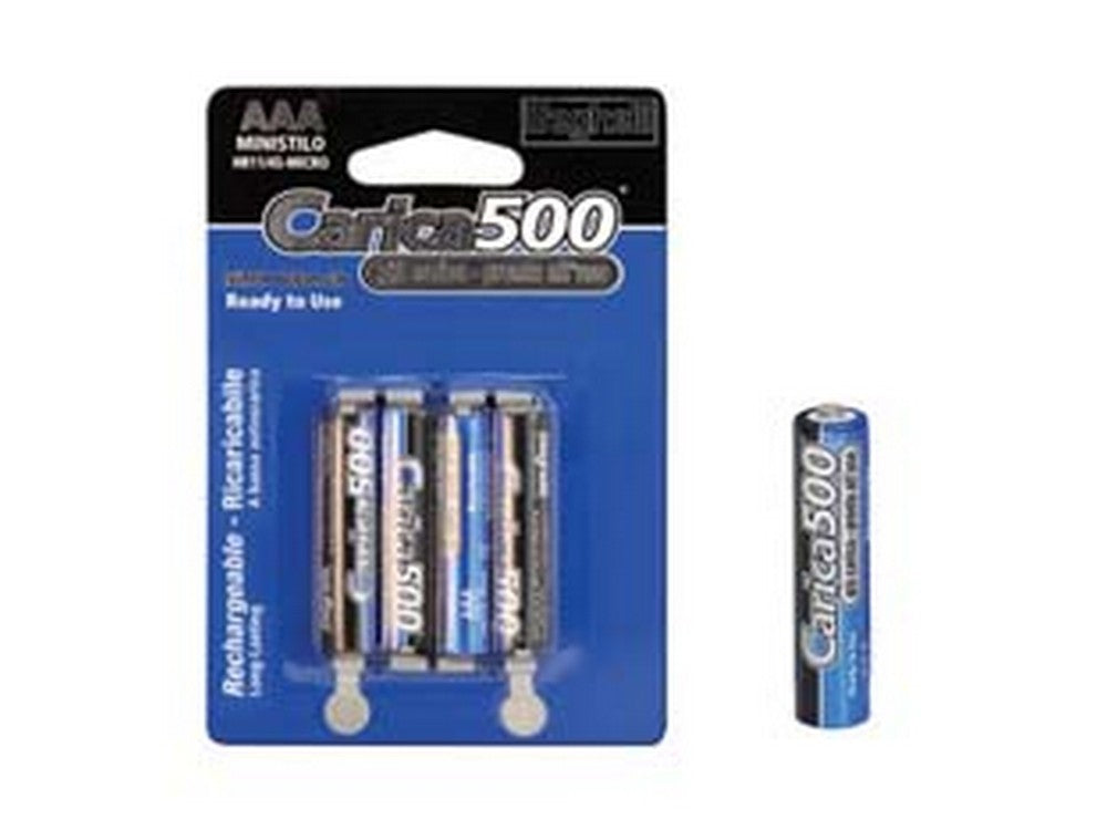 10pz pila ministilo "aaa" carica500 - 1,2v 800 mah blister da 4 pezzi  fer421652