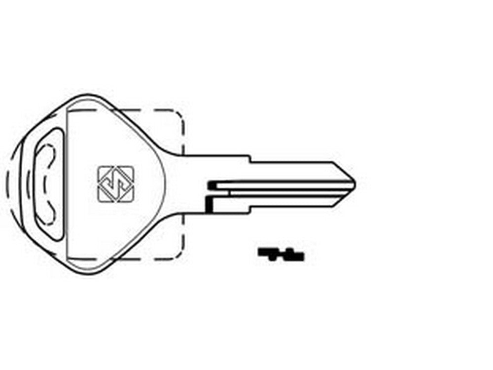 10pz chiavi per cilindri meroni 4 spine piccole mer44r - mer44r fer424639