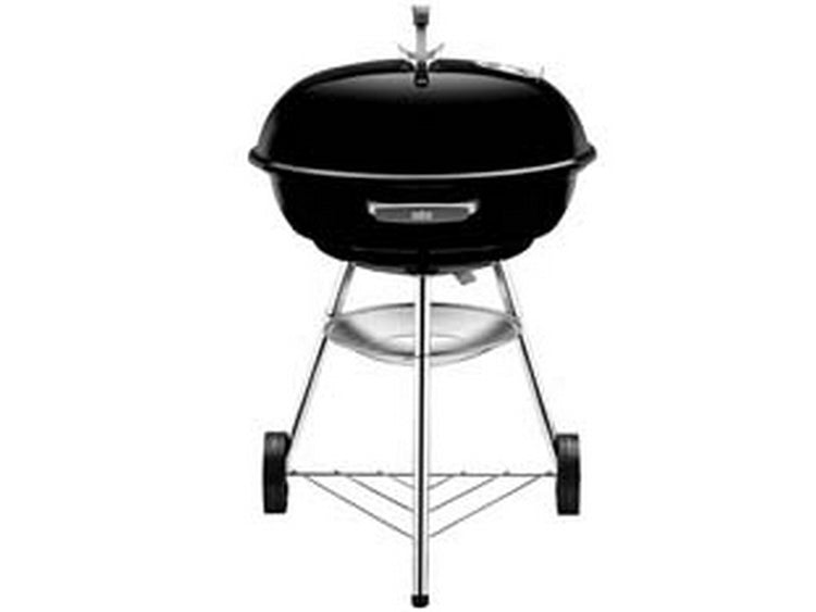 barbecue compact kettle a carbone cm.57 - dimen. con coperchio chiuso cm.56x63x98h. fer433105