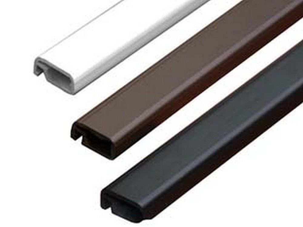 4pz profilo in pvc per zanzariera linea c - nero fer434348