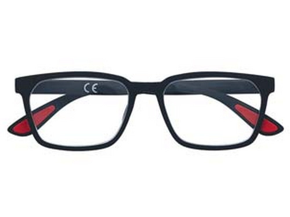 occhiale lettura montatura policarbonato nero soft touch pr67 - diottrie +1,5 - 31z-pr67-150 cod:ferx.fer434751