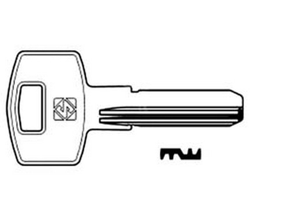 5pz chiavi punzonate vitel amn2r - amn2r fer437943