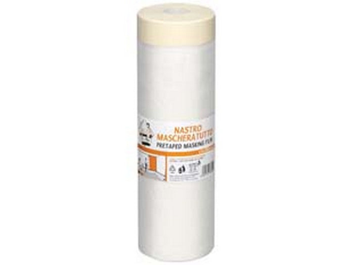 20pz nastro carta adesivo + film hdpe trasparente - cm.270x16mt fer444323