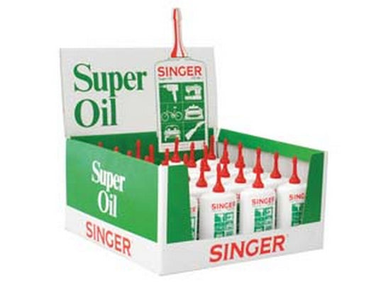 24pz olio lubrificante singer - ml.125 fer444507