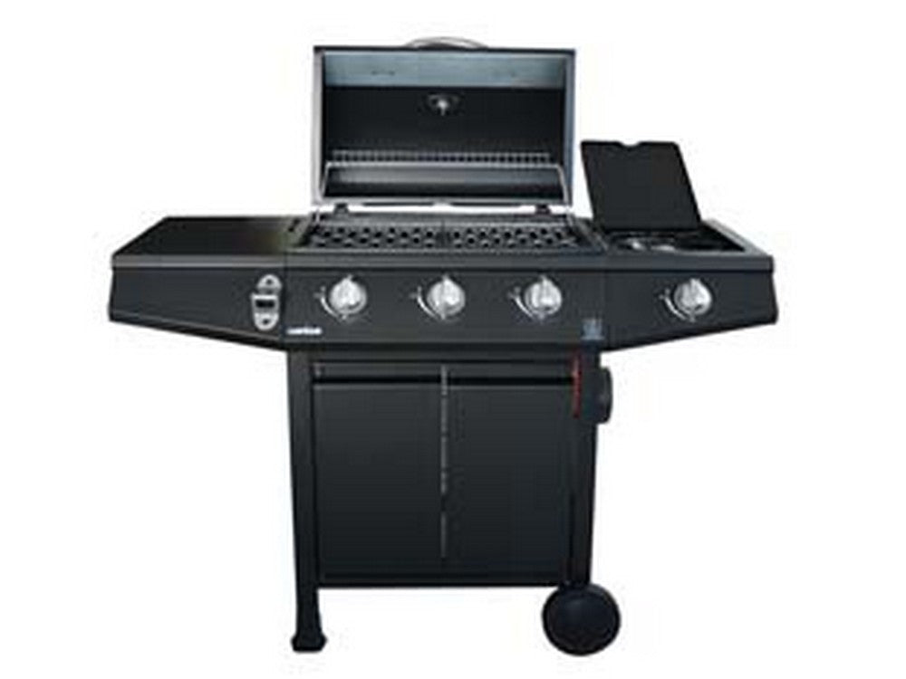 barbecue a gas gpl 3 bruciatori + 1 fornello - cm.117x52x101h. fer447959