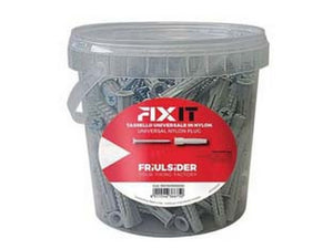 cf tassello in nylon con vite tsp truciolare promopack "fixit" - ? mm.8x51 con vite tsp mm.5x60 secchiello pz.130 fer451239