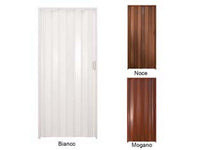 porta a soffietto con maniglia in kit "linea extra" in pvc - cm.82x210 noce fer453868