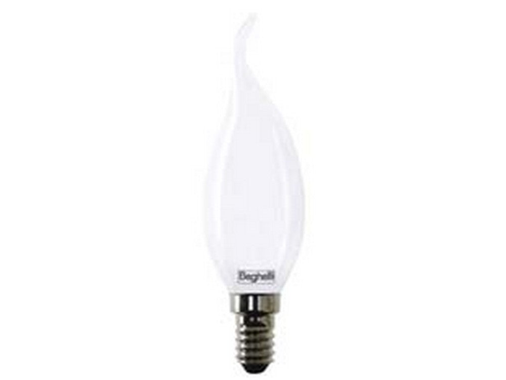 5pz lampada led colpo di vento tuttovetro e14 - 4w- 3000?k calda - 470 lm - mm.35x118h fer454391