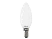 5pz lampada led tortiglione tuttovetro e14 - 4w- 3000?k calda - 470 lm - mm.35x97h fer454414