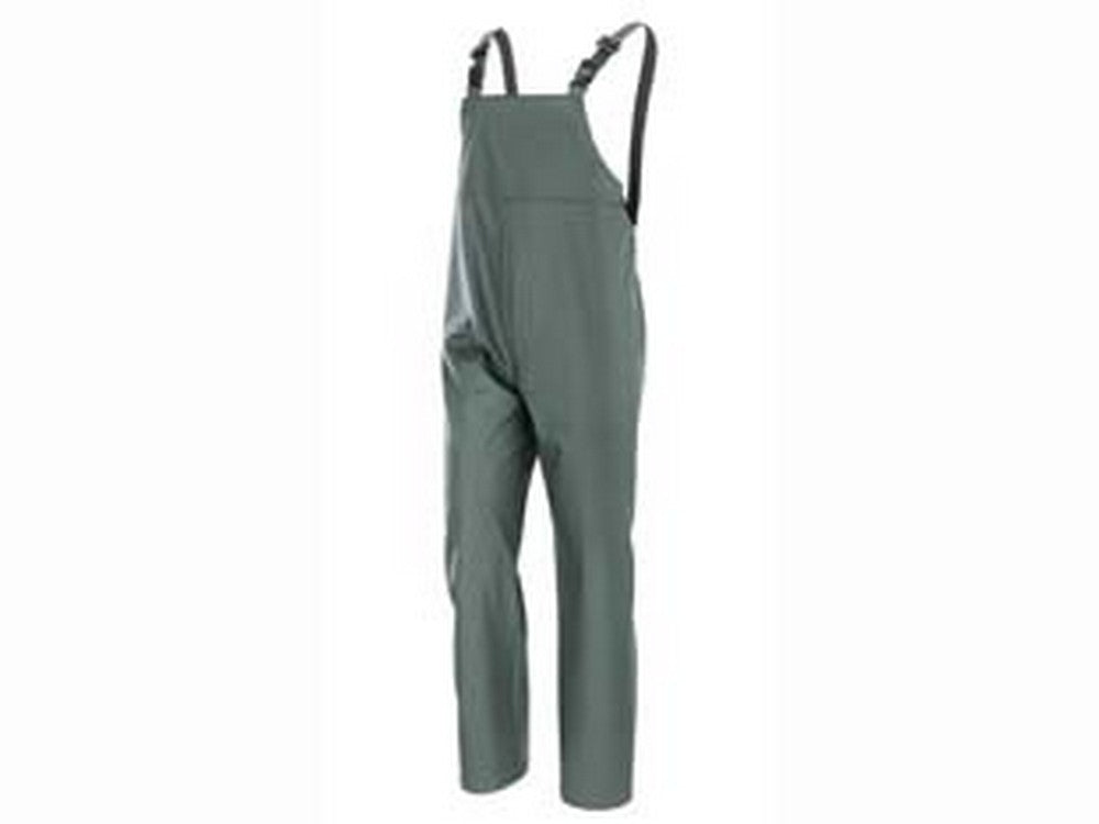 impermeabile pantalone con pettorina in poliuretano verde - tg.xl colore verde cod:ferx.fer454889