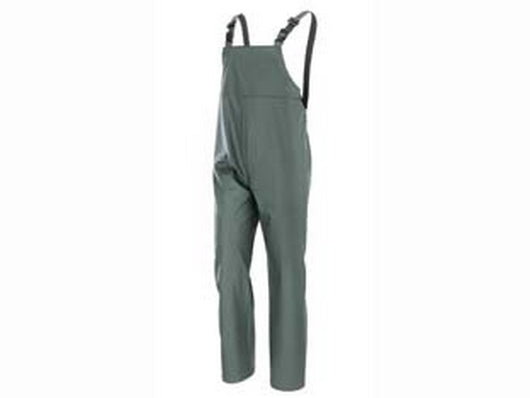 impermeabile pantalone con pettorina in poliuretano verde - tg.l colore verde fer454872