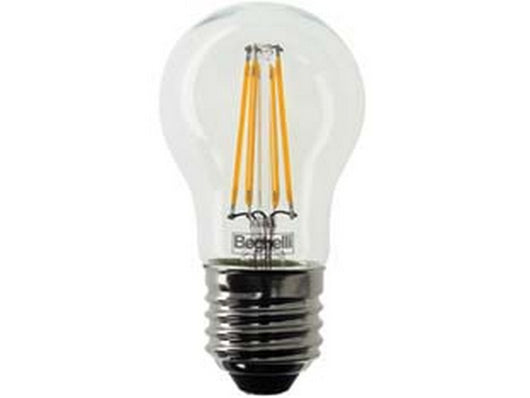 2blister lampada filo led sfera zafiro e27 - 4w - 2700?k calda - 470 lm - 45x84h fer454995