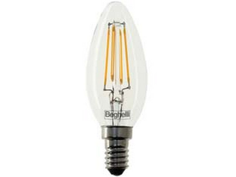 5blister lampada filo led oliva zafiro e14 - 4w - 2700?k calda - 470 lm - 35x98h fer455022