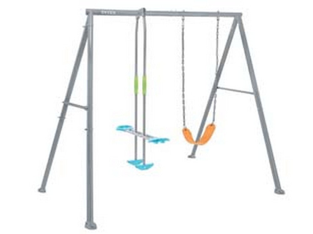 altalena per bambini 2 giochi 3-10 anni cm.251x254x211h. - cm.251x254x211h. - peso kg.28,6 (44114) fer455879