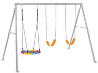 altalena per bambini 3 giochi 3-10 anni cm.343x235x200h. - cm.343x235x200h.- peso kg.31,2 (44134) fer455916