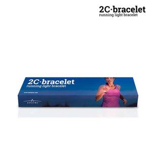 Bracciale sportivo di sicurezza led 2c