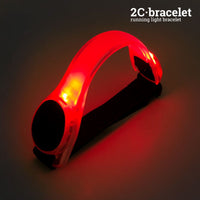 Bracciale sportivo di sicurezza led 2c