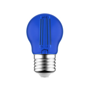 Lampadina a led G45 color blu