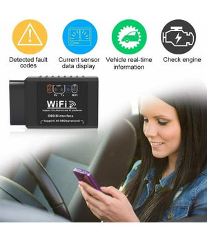 Obd2 Auto Code Lettore Codici Scansione Problemi Wireless Android Windows Wifi         